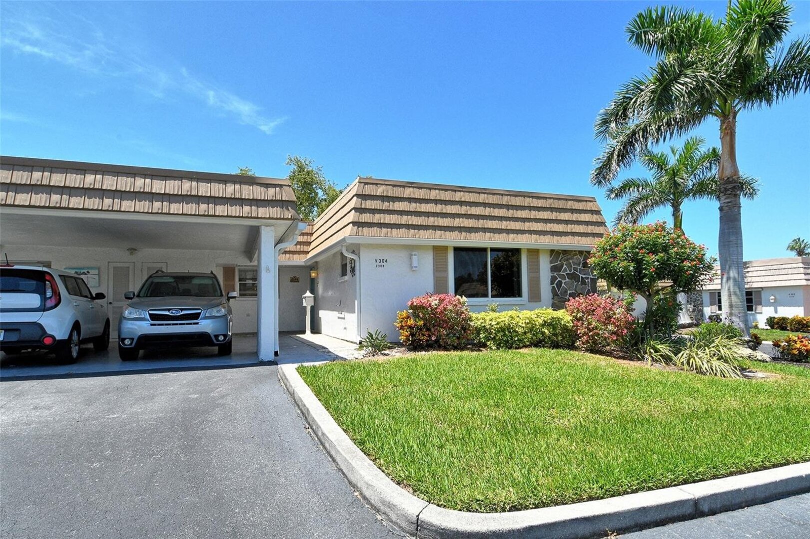 Exterior of unit