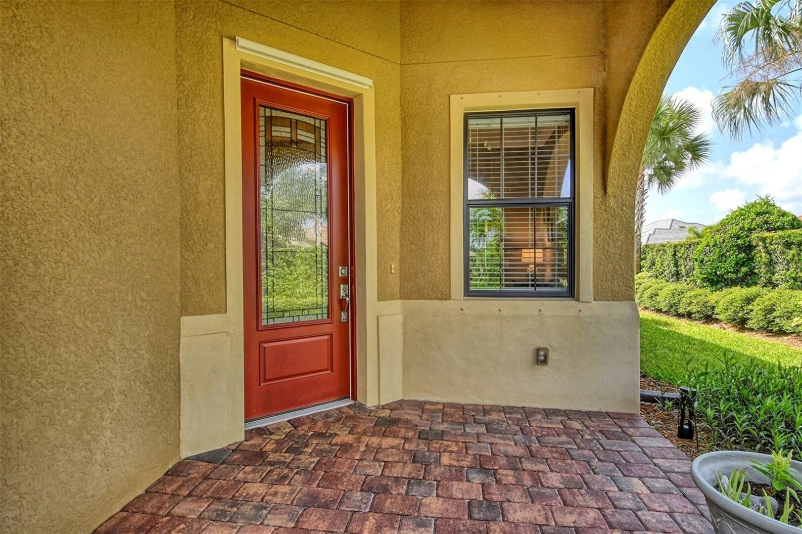 Front porch of home