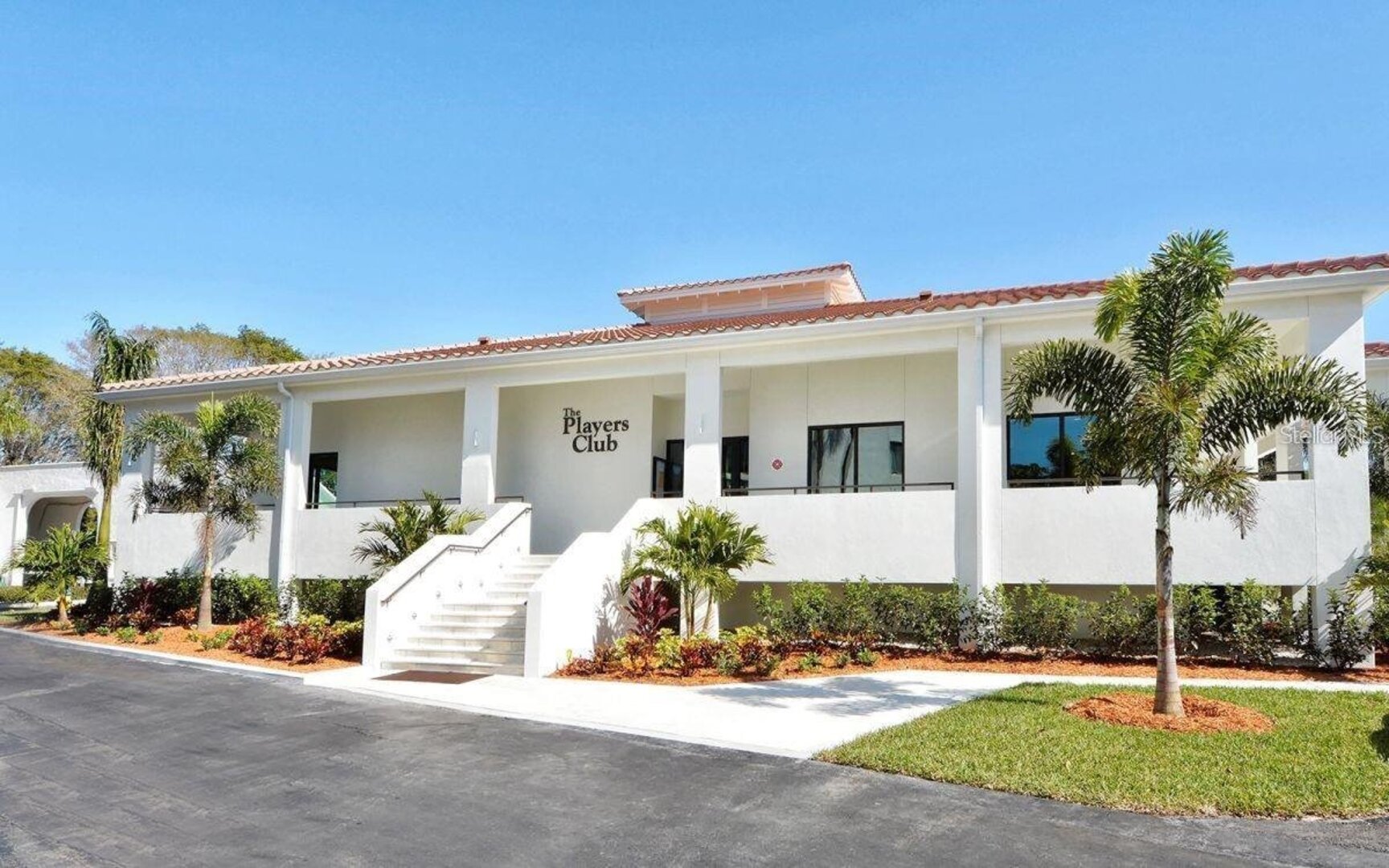 Exterior of clubhouse