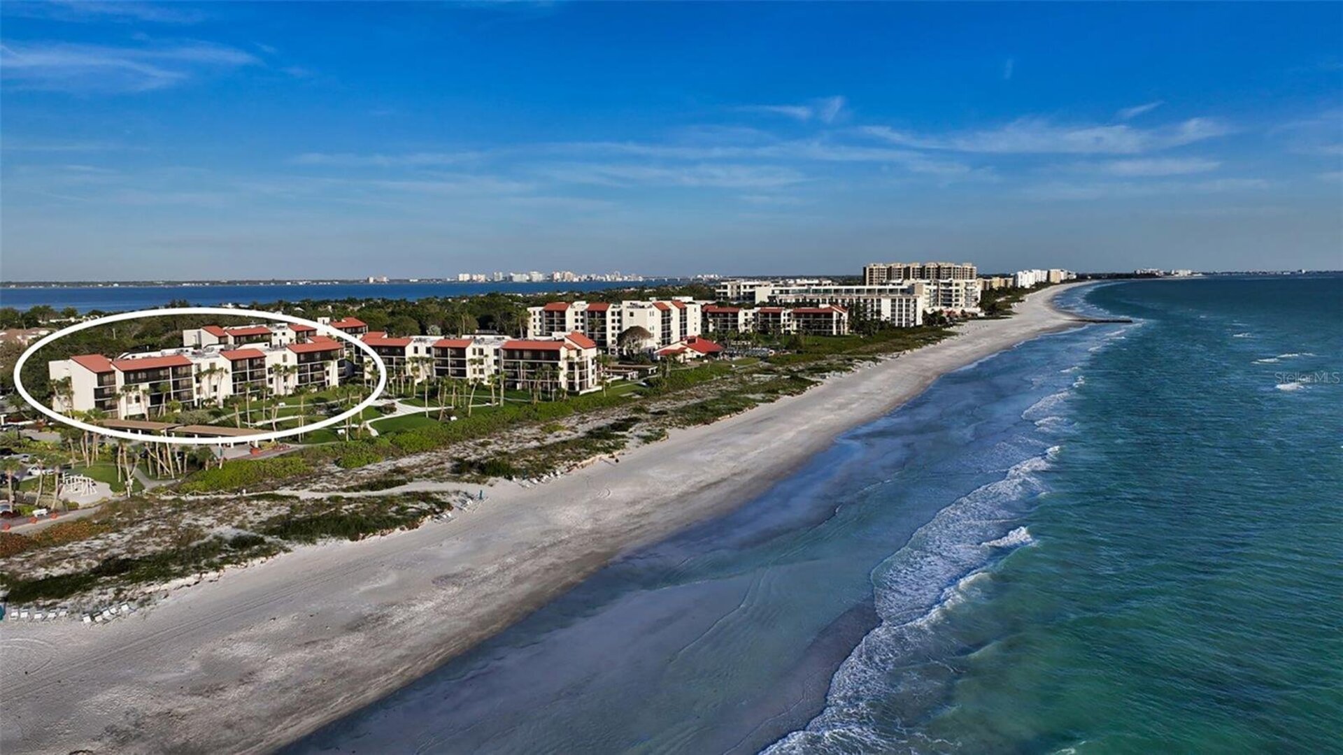 Aerial view of community