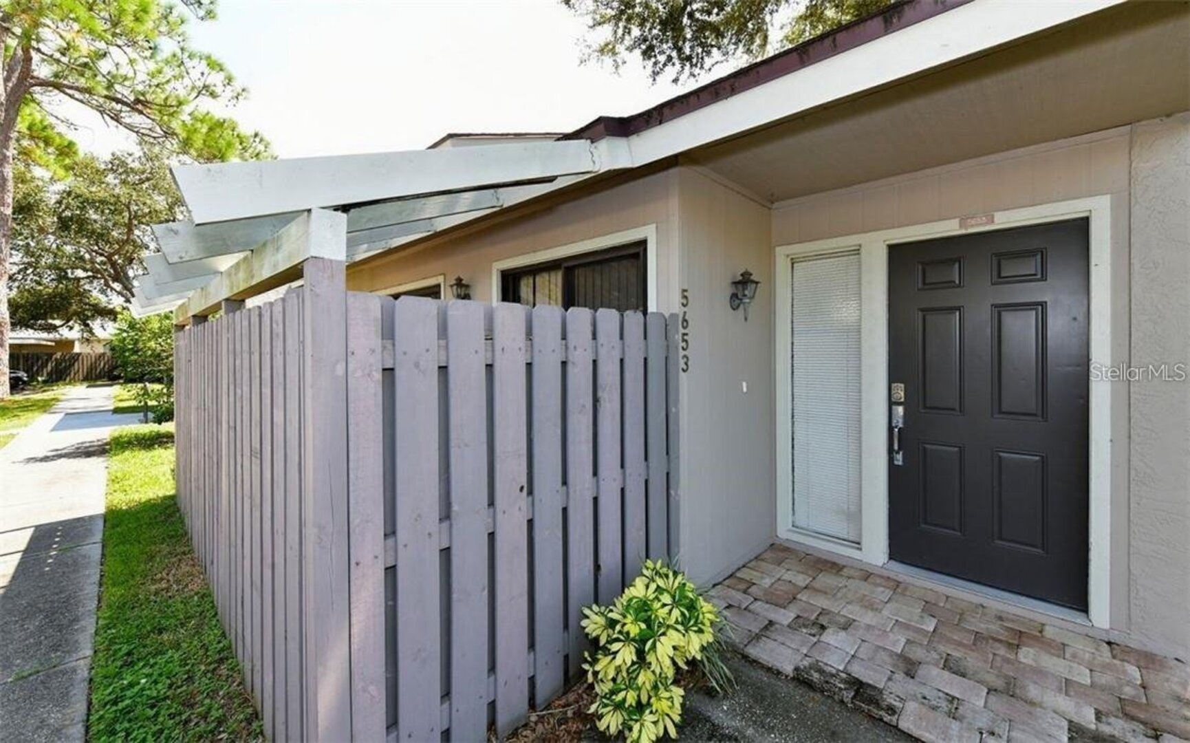 Exterior of unit