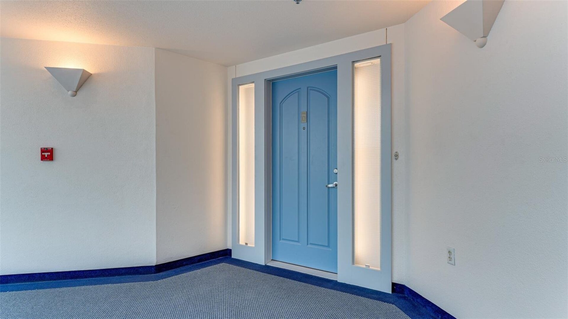 Entryway to unit
